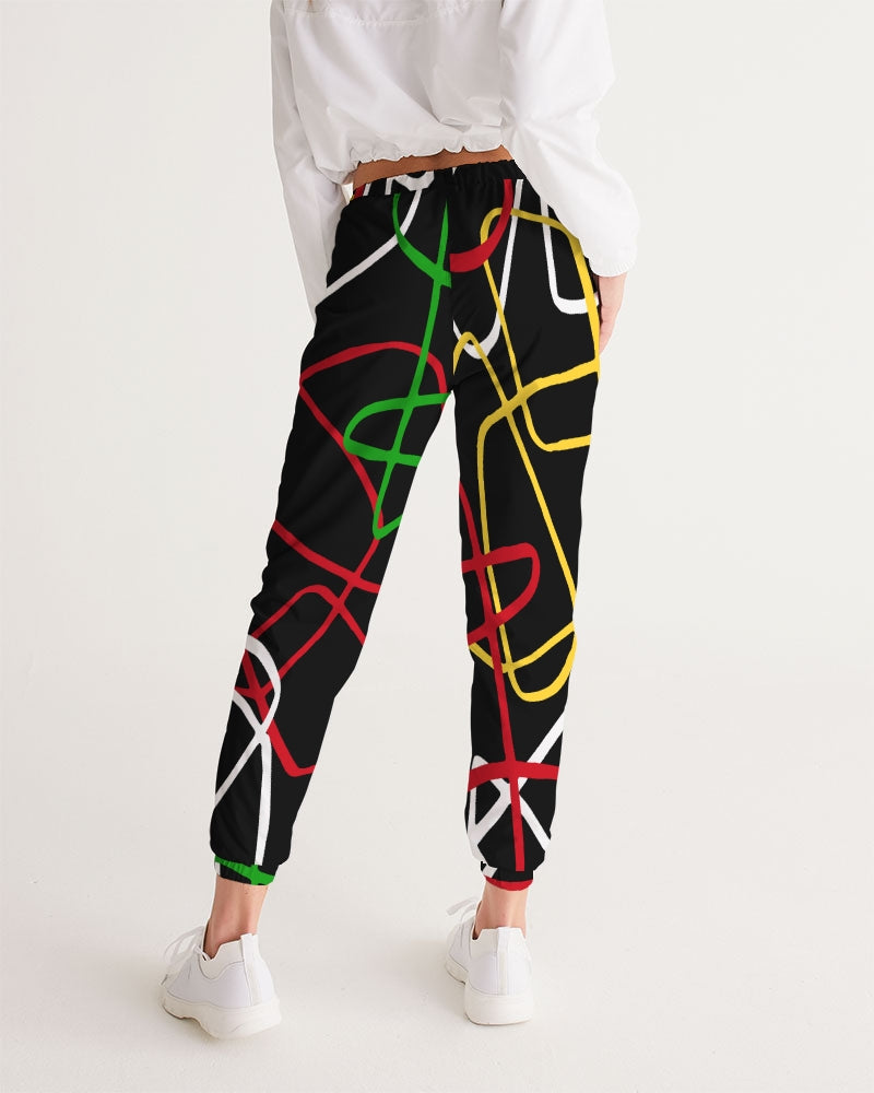 Guyanese Swag Ice Gold Green Women's Track Pants