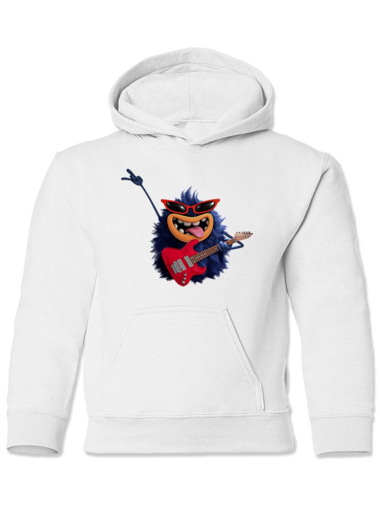 Hairy Monster With Guitar Hoodie -Image by Shutterstock