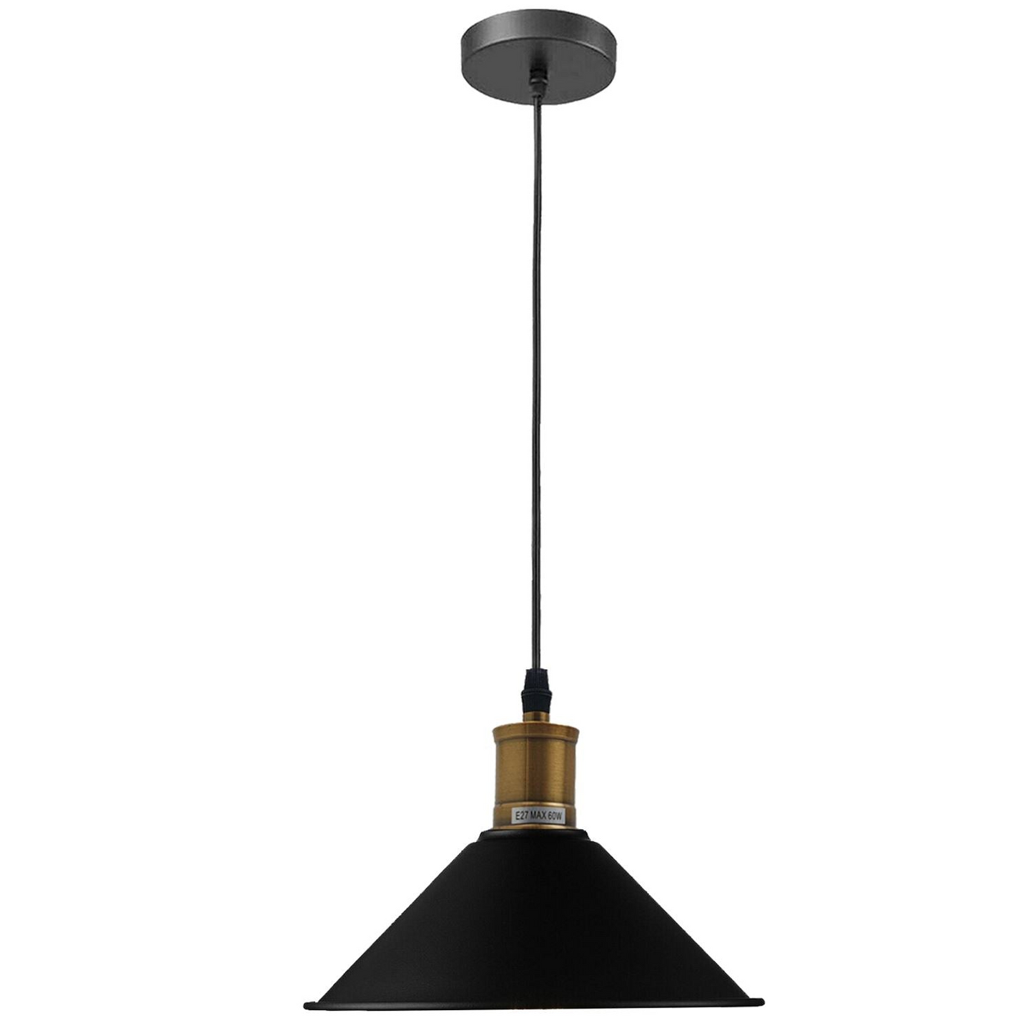 Vintage Industrial Ceiling Pendant Light Retro Loft Style Metal Shade Lamp~1420