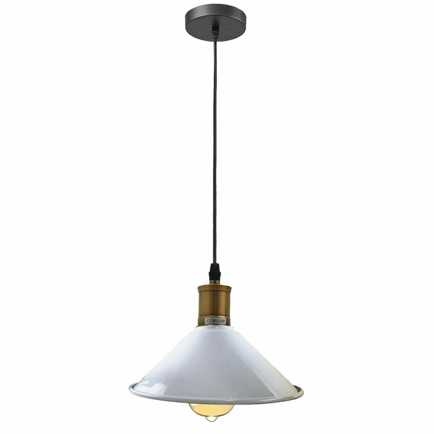 Vintage Industrial Ceiling Pendant Light Retro Loft Style Metal Shade Lamp~1420