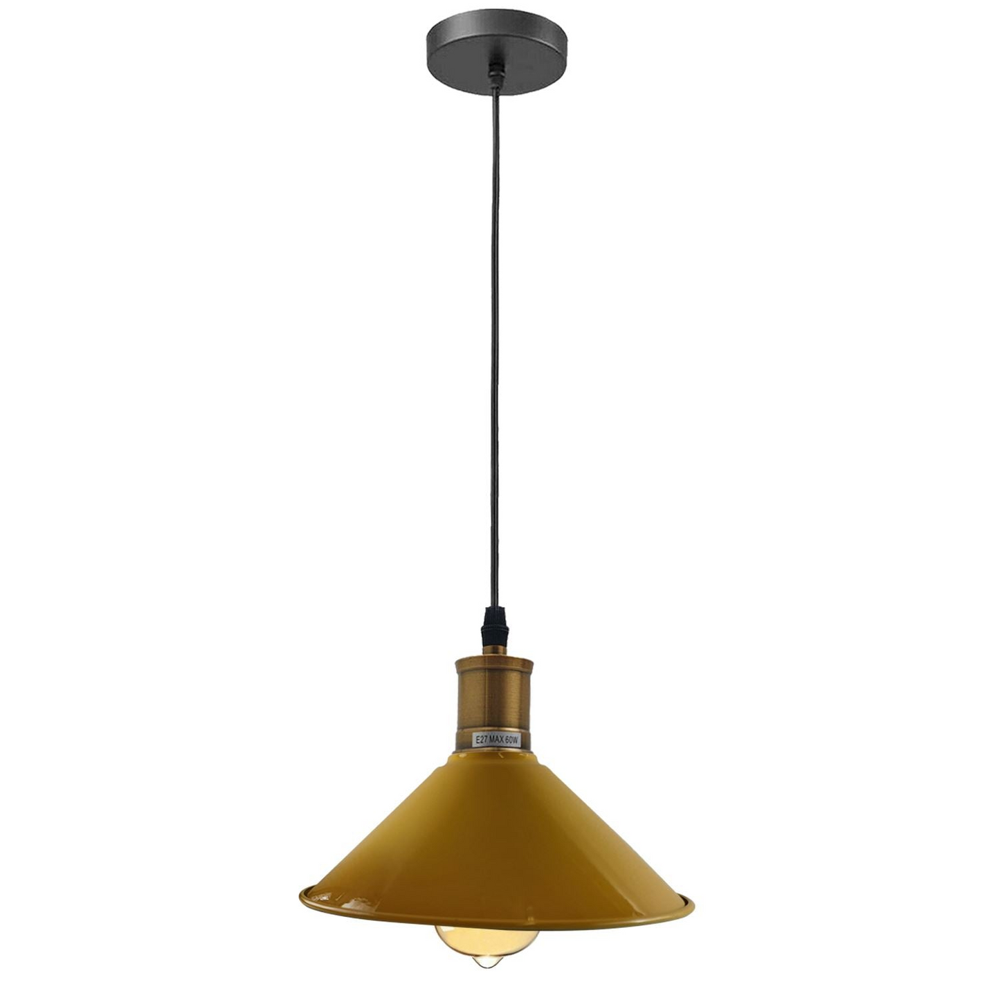 Vintage Industrial Ceiling Pendant Light Retro Loft Style Metal Shade Lamp~1420