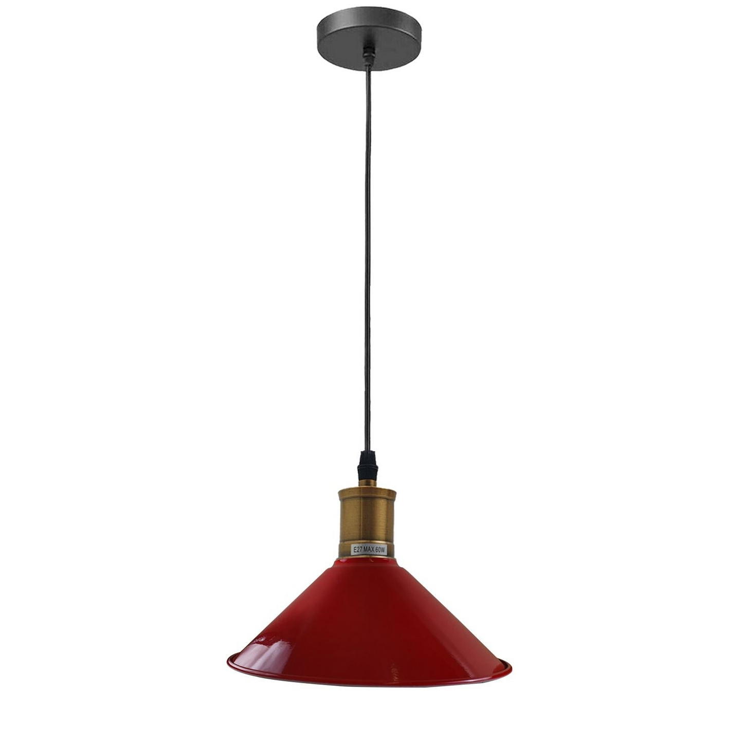 Vintage Industrial Ceiling Pendant Light Retro Loft Style Metal Shade Lamp~1420