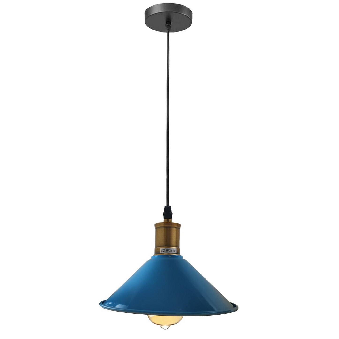 Vintage Industrial Ceiling Pendant Light Retro Loft Style Metal Shade Lamp~1420