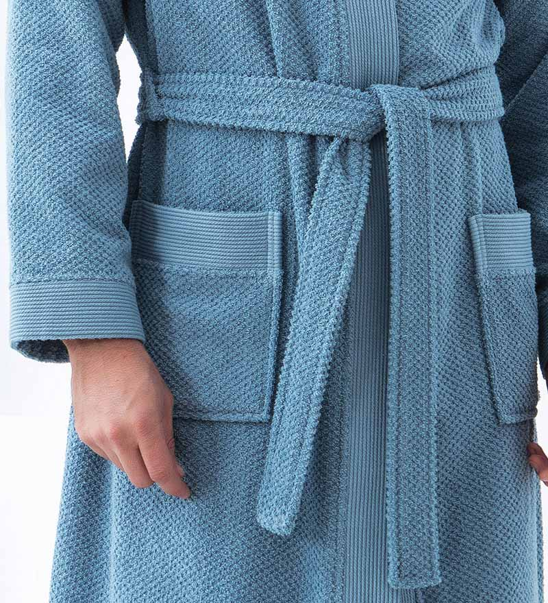 Men's Turkish Cotton Terry Cloth Kimono Robe