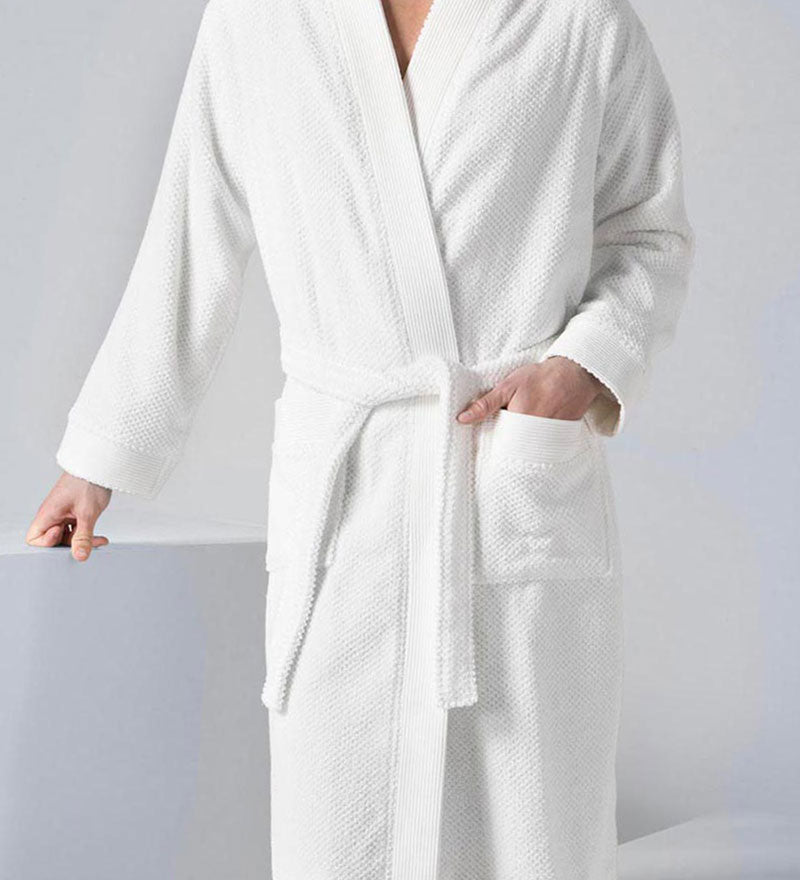 Men's Turkish Cotton Terry Cloth Kimono Robe