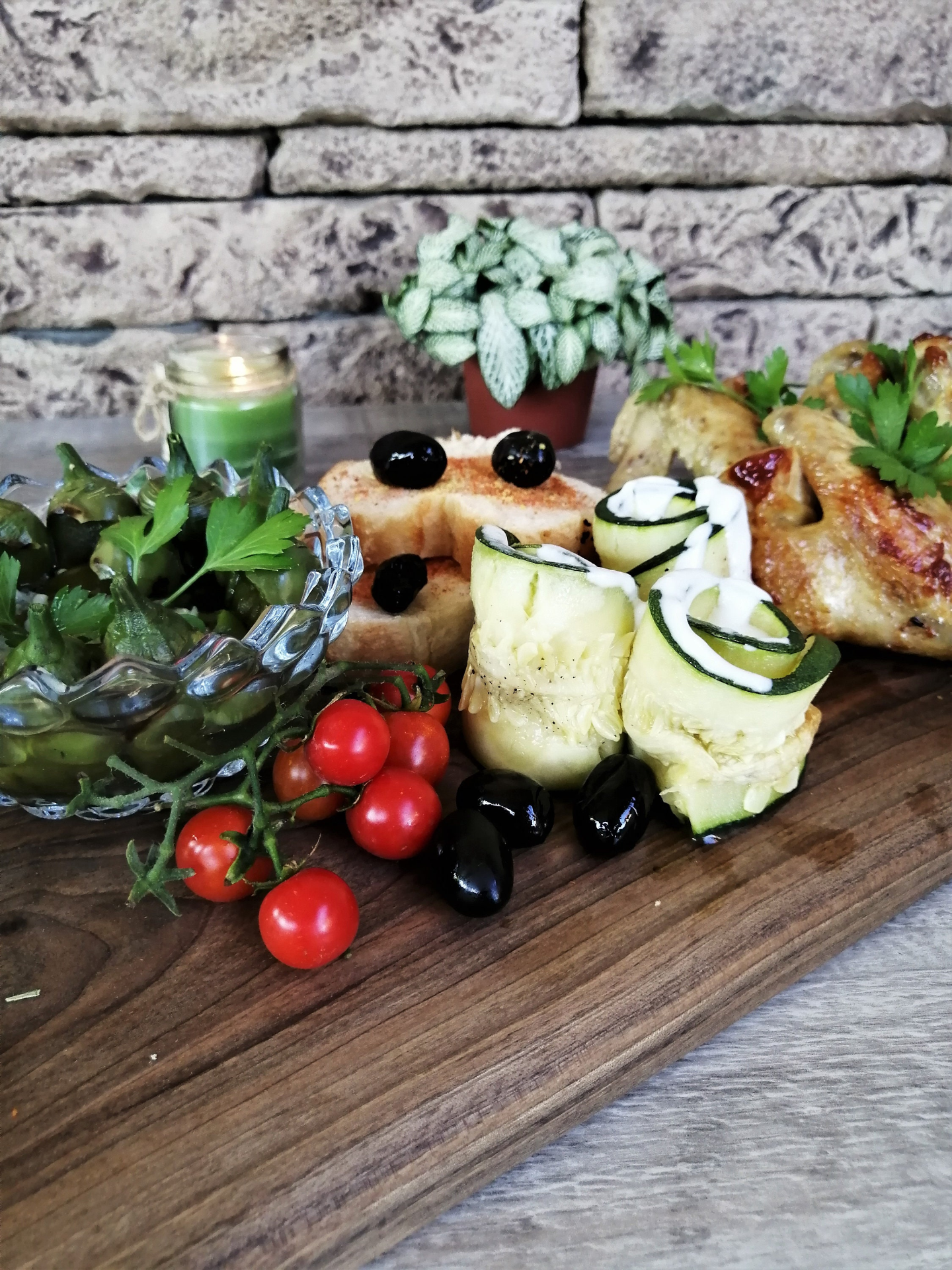 Large Serving Board Catering Extra Long Tray Charcuterie Platter With Handles Father's Day Gift Idea