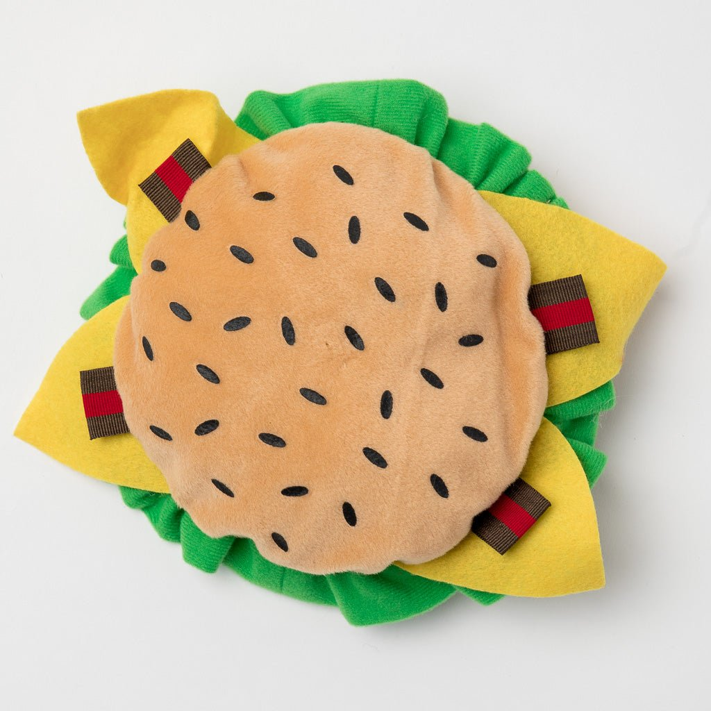 Burger Wig Dog Costume