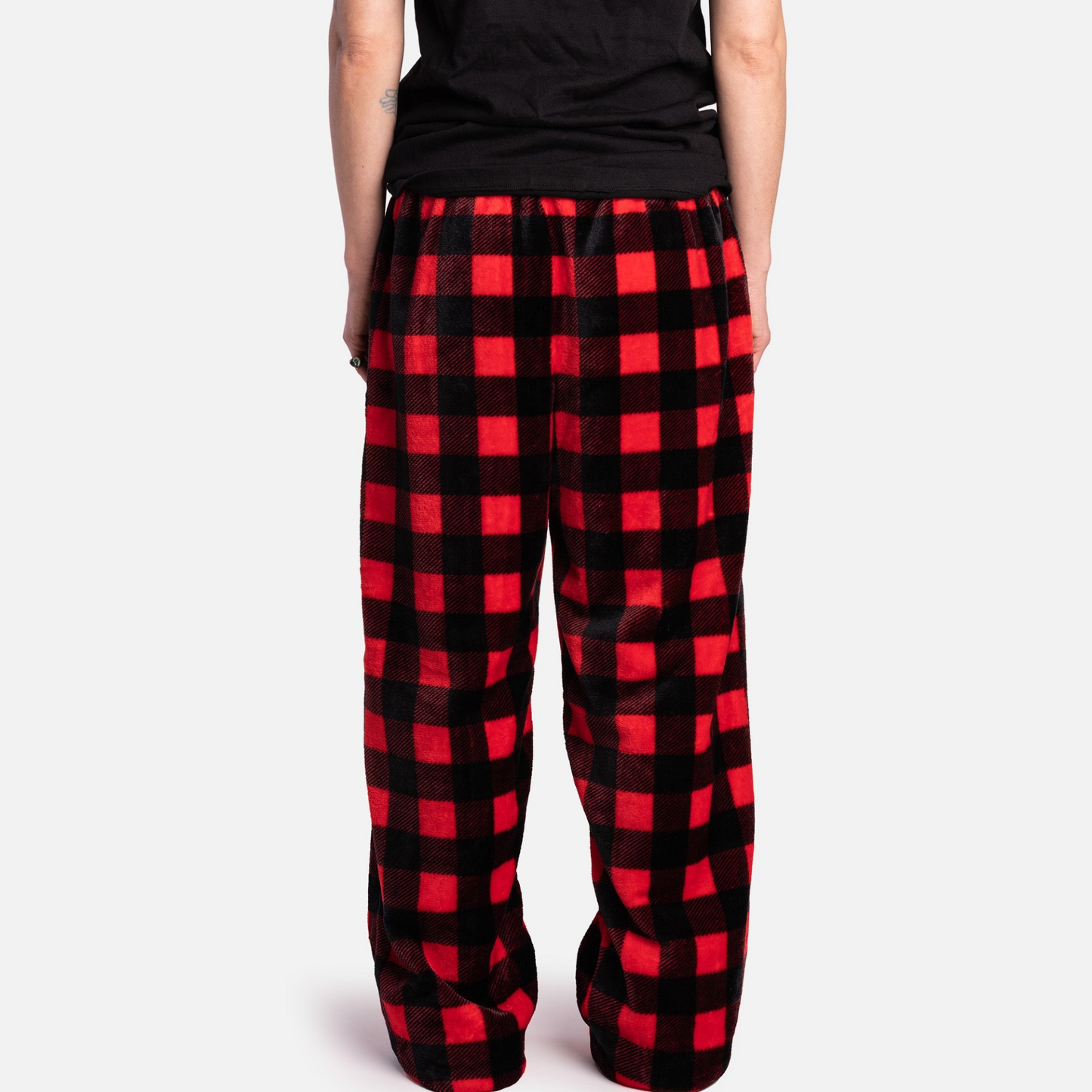 Matching Human & Dog Pajama - Buffalo Plaid Red