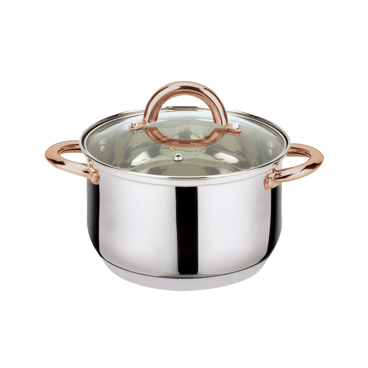 J&V TEXTILES 6-Piece Stainless Steel Casserole Set Pots and Lids…