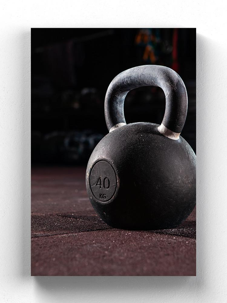 Close-Up Of Kettlebell Wrapped Canvas -Image by Shutterstock