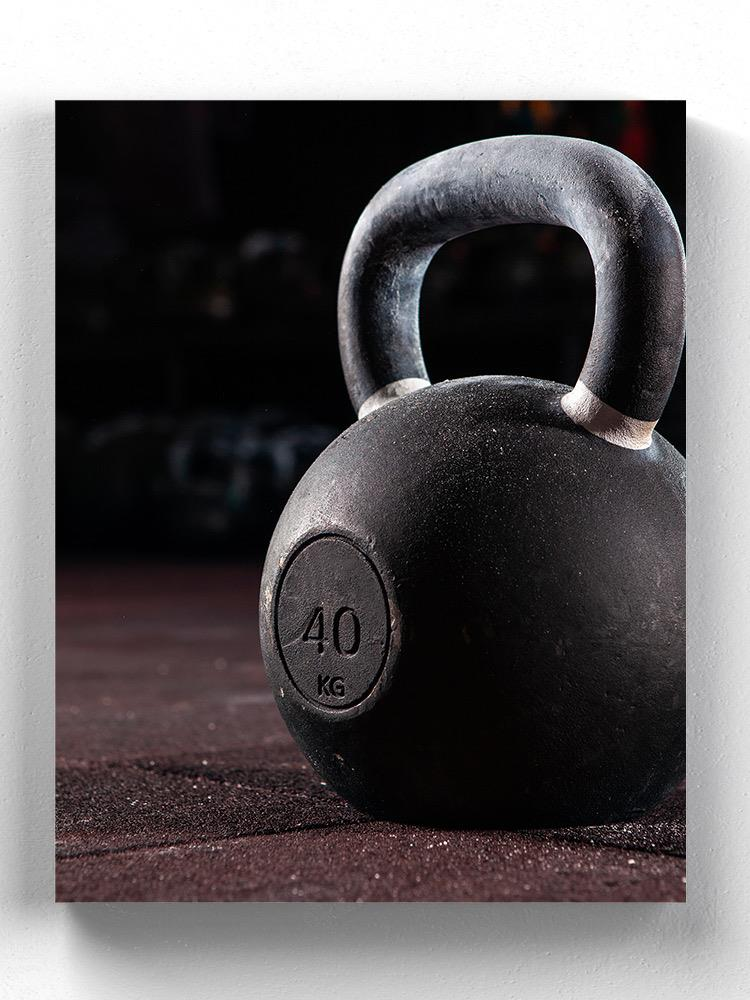 Close-Up Of Kettlebell Wrapped Canvas -Image by Shutterstock