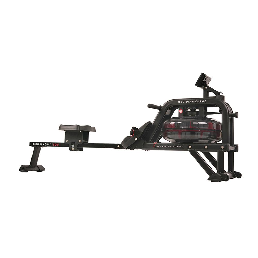 Sunny Health & Fitness Obsidian Surge 500 m Water Rower - SF-RW5713