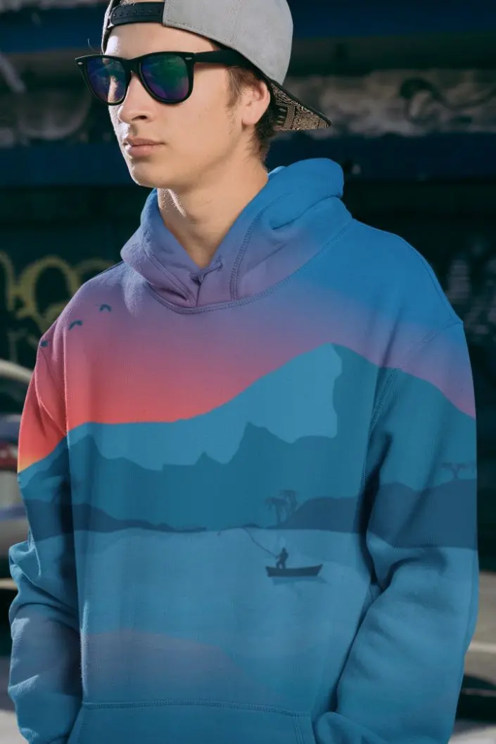 Formed Nature Men Sublimation Hoodie