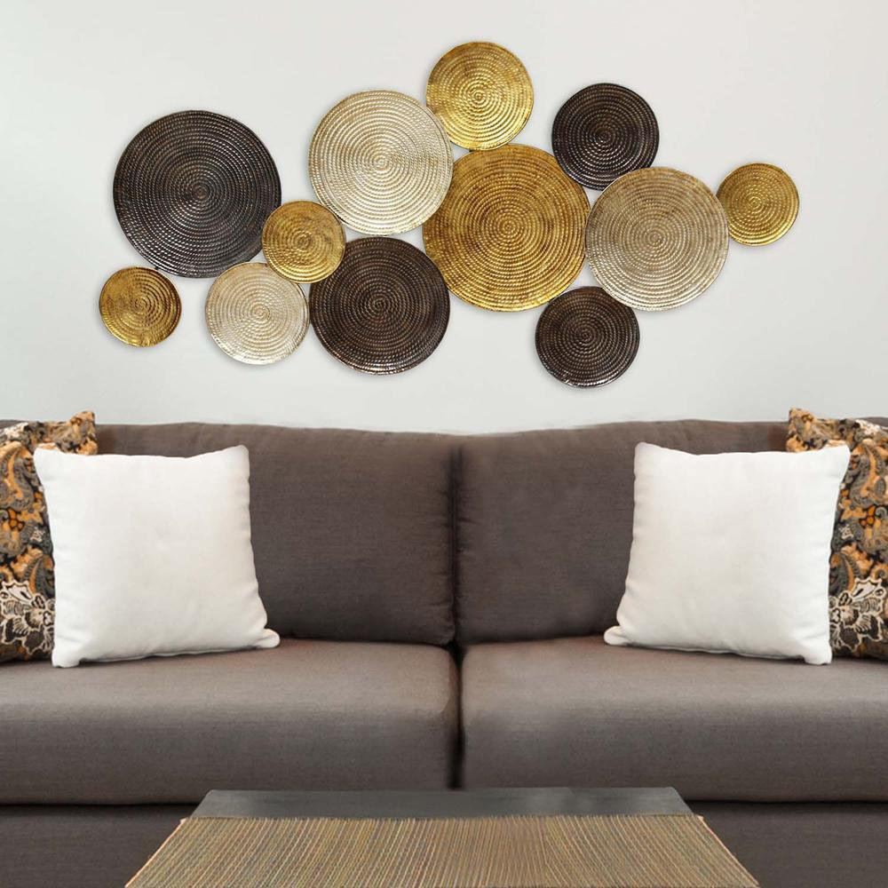 Stratton Home Decor Multi Circles Wall Decor