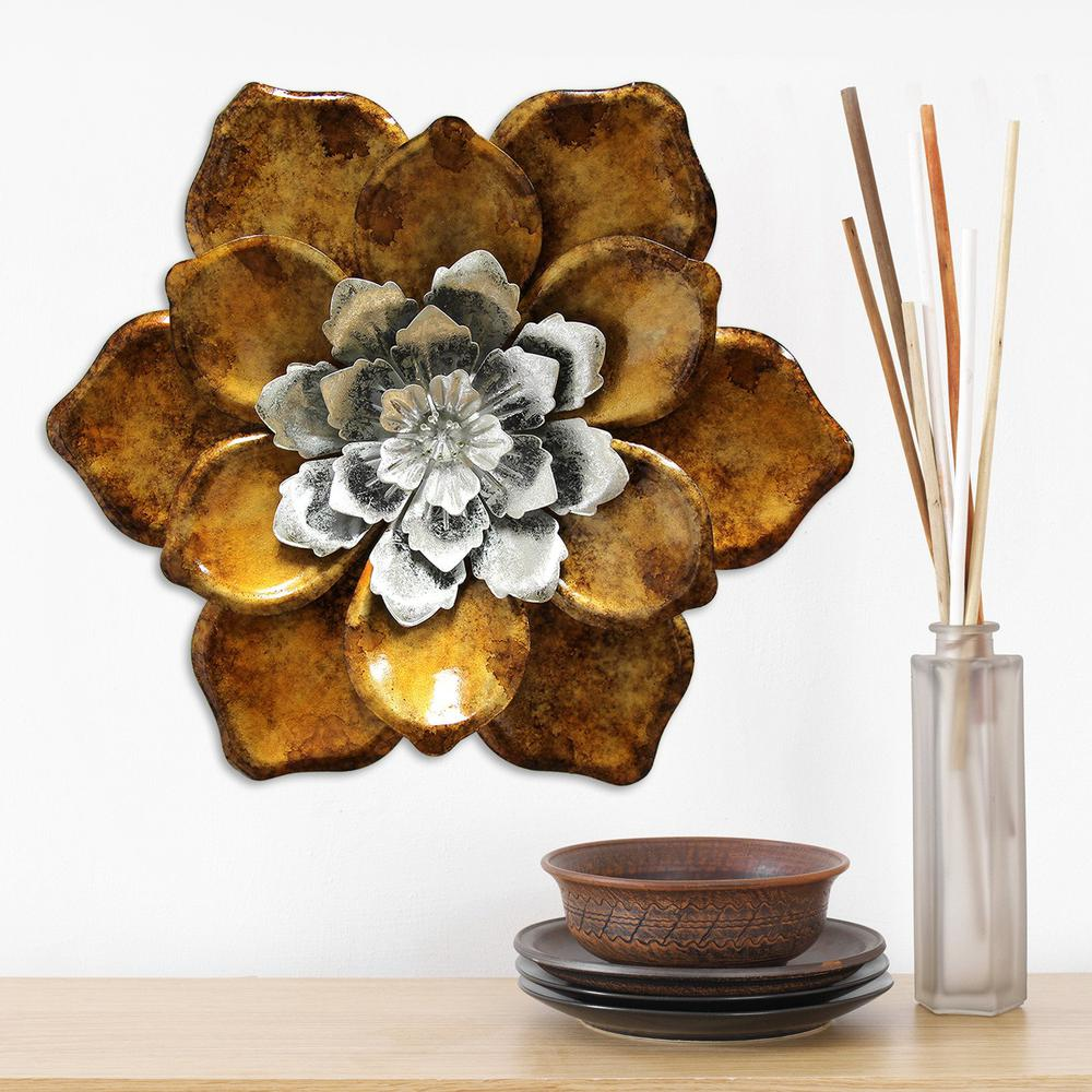 Stratton Home Decor Whimsical Flower Wall Decor