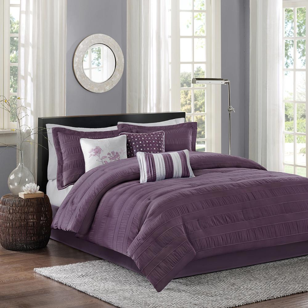 100% Polyester Jacquard 7pcs Comforter Set,MP10-1026