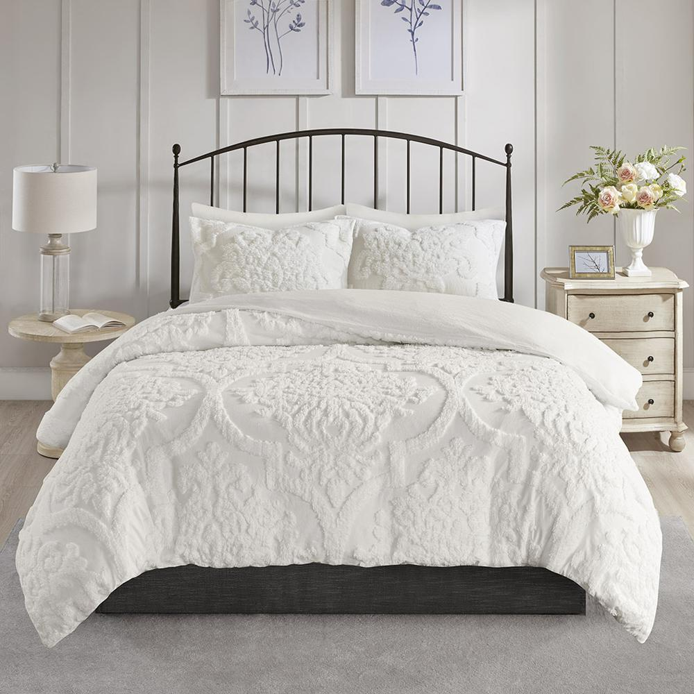 100% Cotton Tufted Duvet Cover Set,MP12-5978