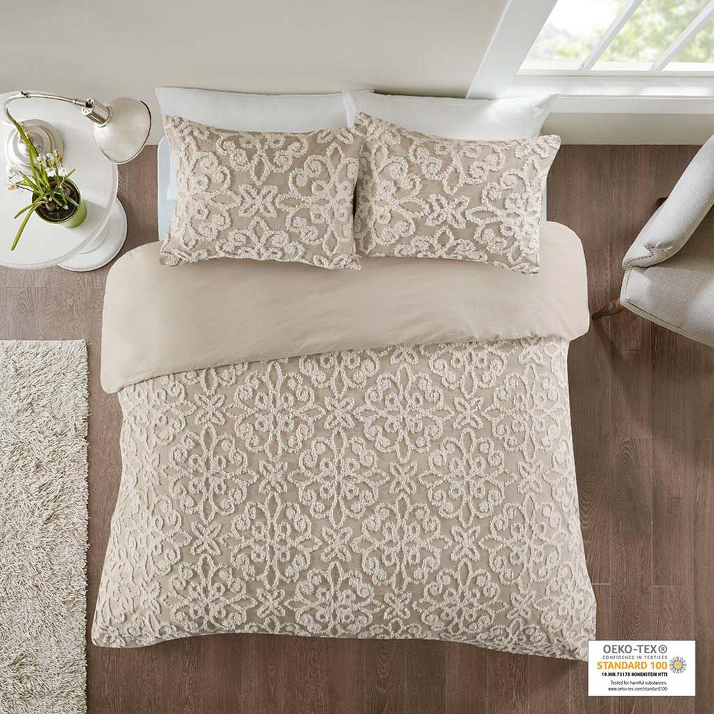 100% Cotton Tufted Duvet Cover Set,MP12-5978